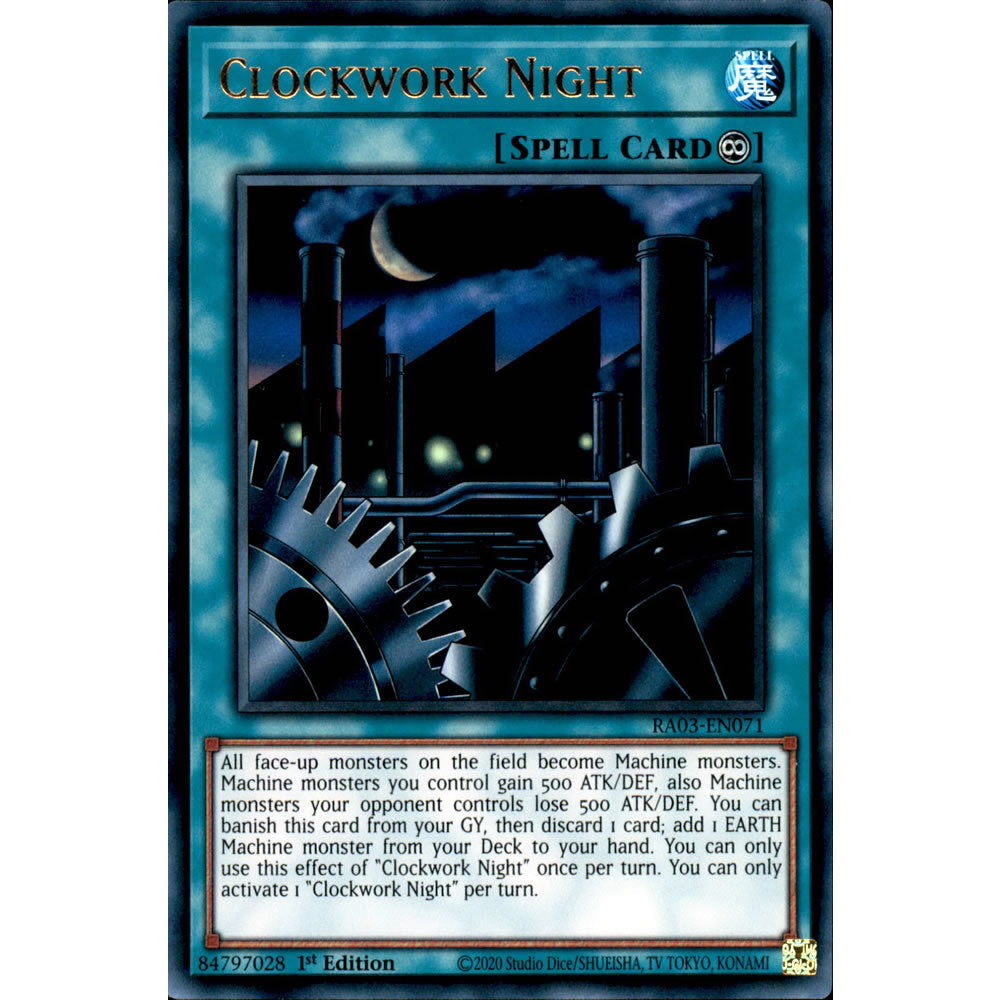 Clockwork Night RA03-EN071 Yu-Gi-Oh! Card from the Quarter Century Bonanza Set