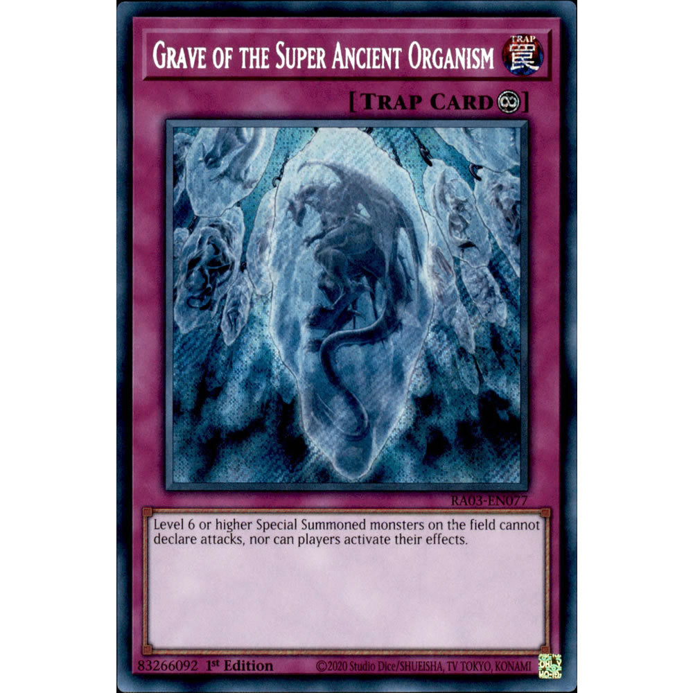 Grave of the Super Ancient Organism RA03-EN077 Yu-Gi-Oh! Card from the Quarter Century Bonanza Set