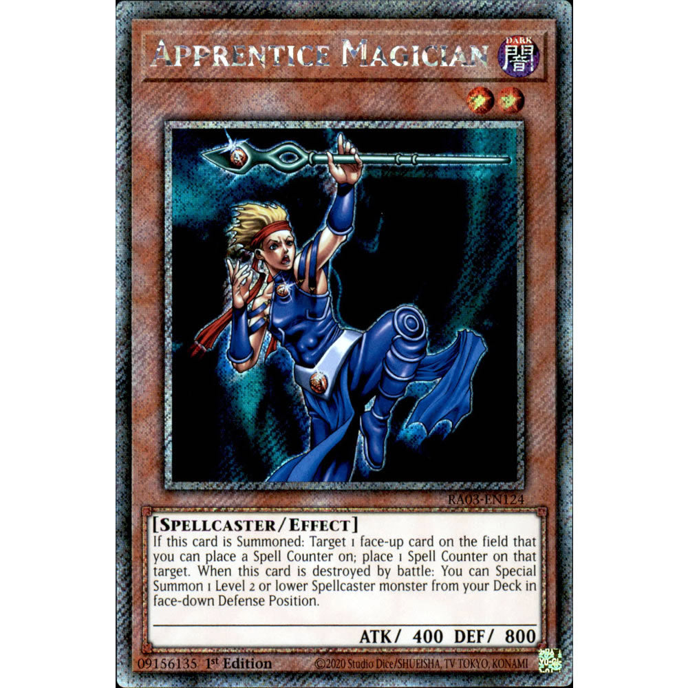 Apprentice Magician RA03-EN124 Yu-Gi-Oh! Card from the Quarter Century Bonanza Set