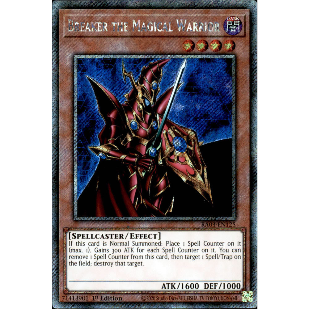 Breaker the Magical Warrior RA03-EN125 Yu-Gi-Oh! Card from the Quarter Century Bonanza Set