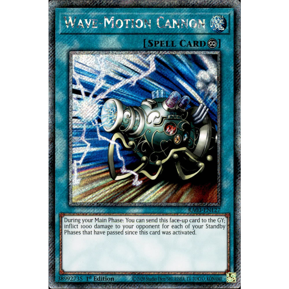 Wave-Motion Cannon RA03-EN127 Yu-Gi-Oh! Card from the Quarter Century Bonanza Set