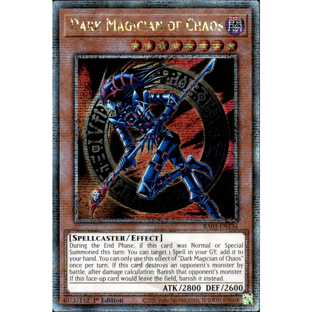 Dark Magician of Chaos RA03-EN134 Yu-Gi-Oh! Card from the Quarter Century Bonanza Set