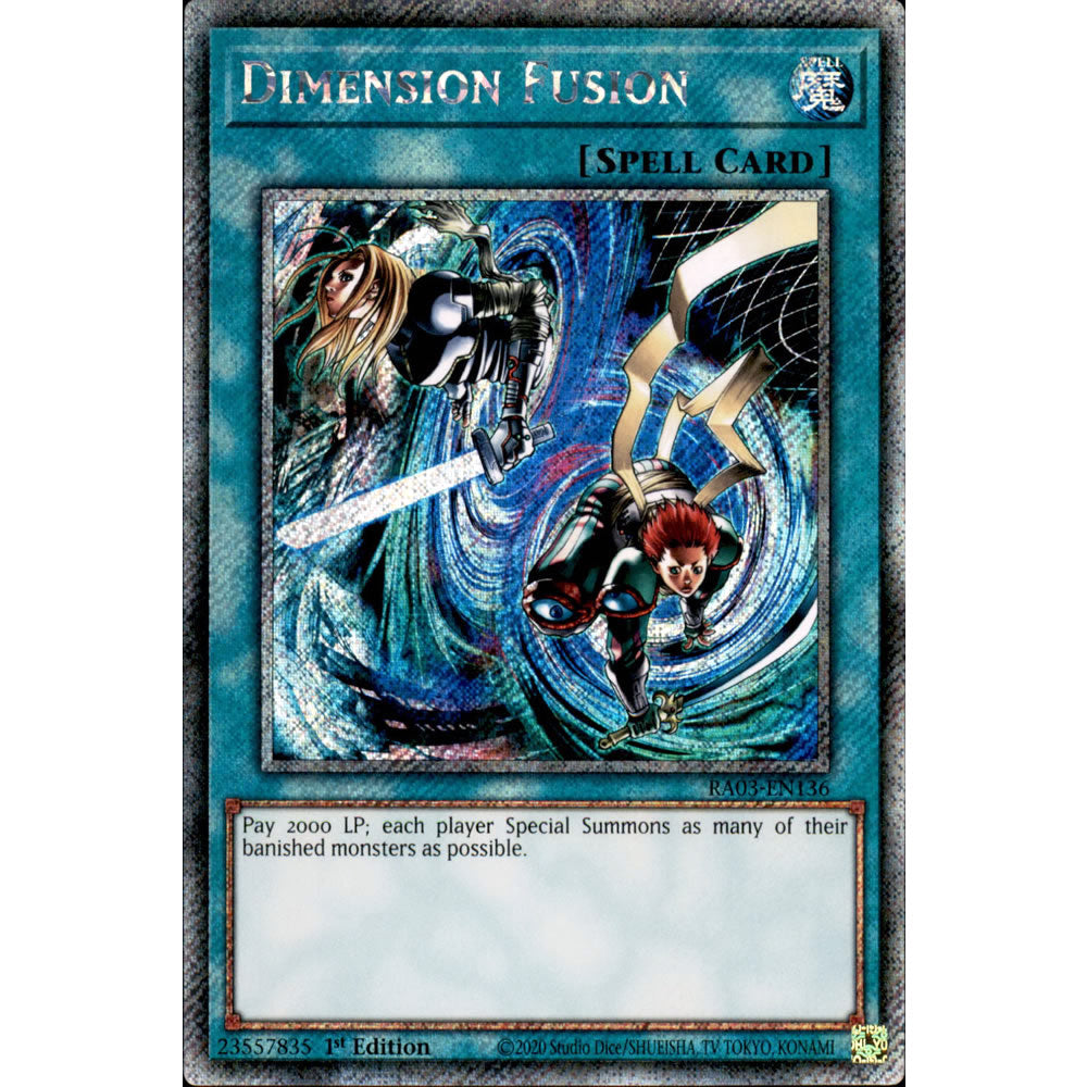 Dimension Fusion RA03-EN136 Yu-Gi-Oh! Card from the Quarter Century Bonanza Set