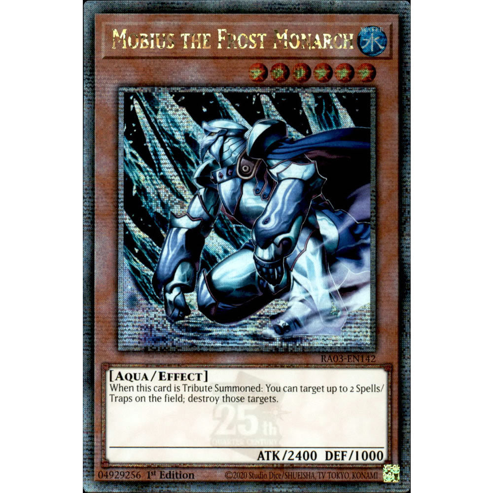 Mobius the Frost Monarch RA03-EN142 Yu-Gi-Oh! Card from the Quarter Century Bonanza Set