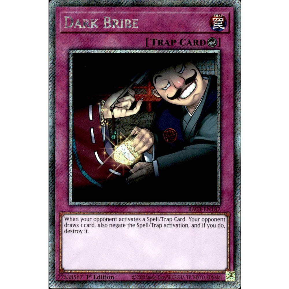 Dark Bribe RA03-EN187 Yu-Gi-Oh! Card from the Quarter Century Bonanza Set