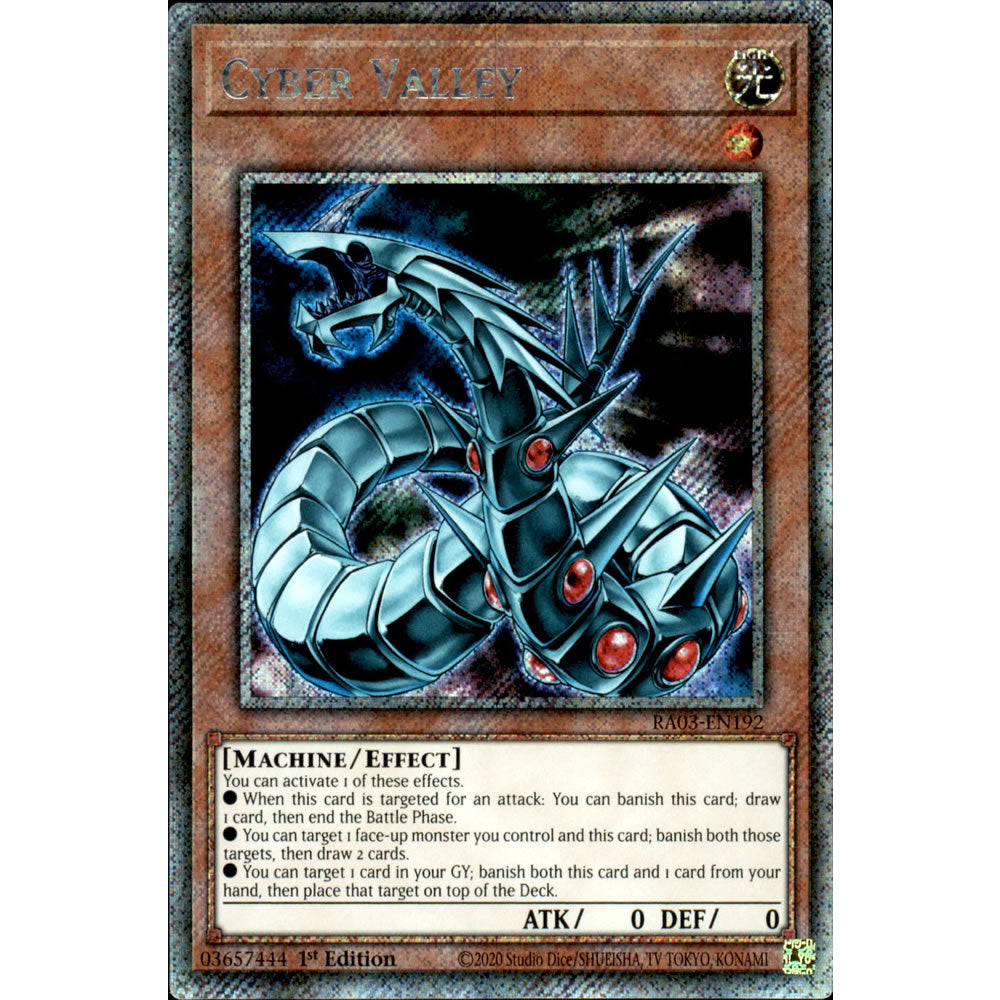 Cyber Valley RA03-EN192 Yu-Gi-Oh! Card from the Quarter Century Bonanza Set