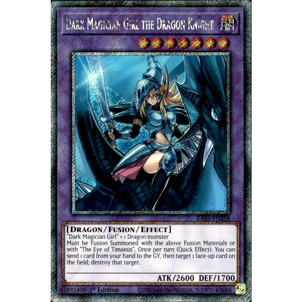 Dark Magician Girl the Dragon Knight RA03-EN258 Yu-Gi-Oh! Card from the Quarter Century Bonanza Set