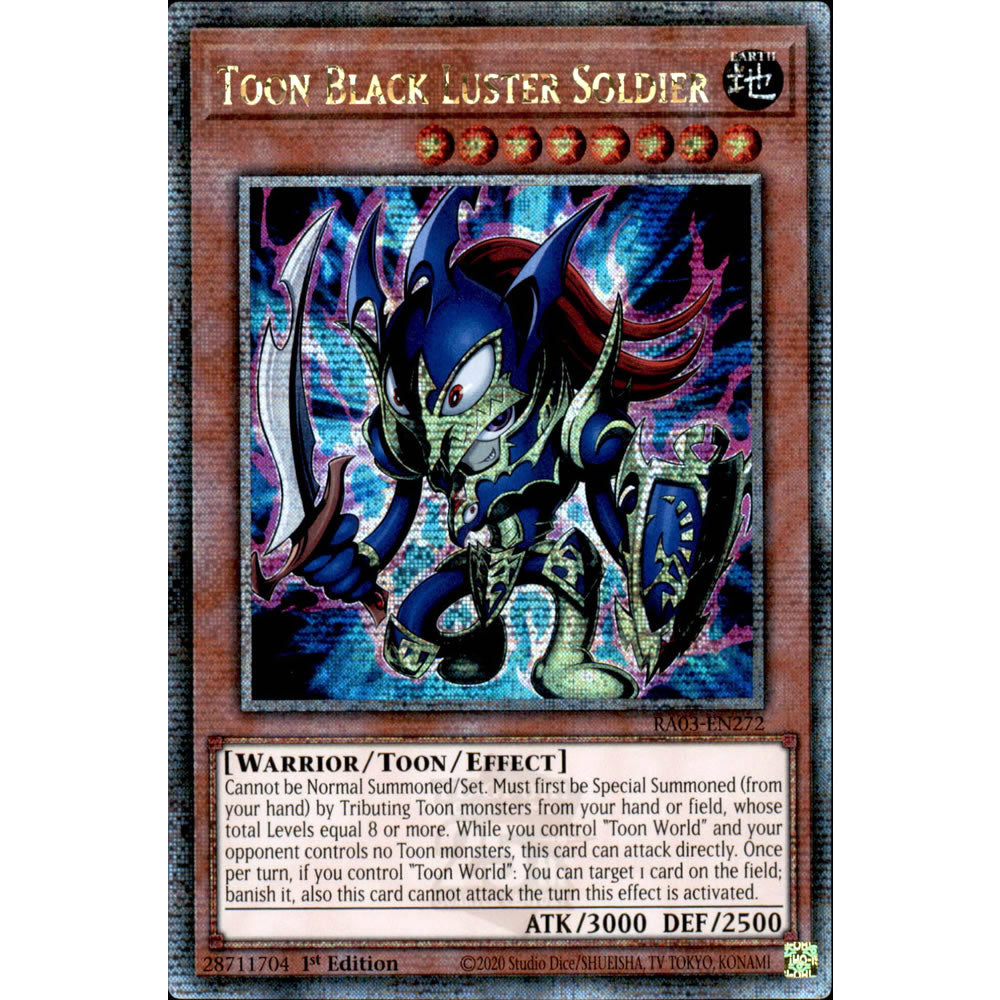 Toon Black Luster Soldier RA03-EN272 Yu-Gi-Oh! Card from the Quarter Century Bonanza Set