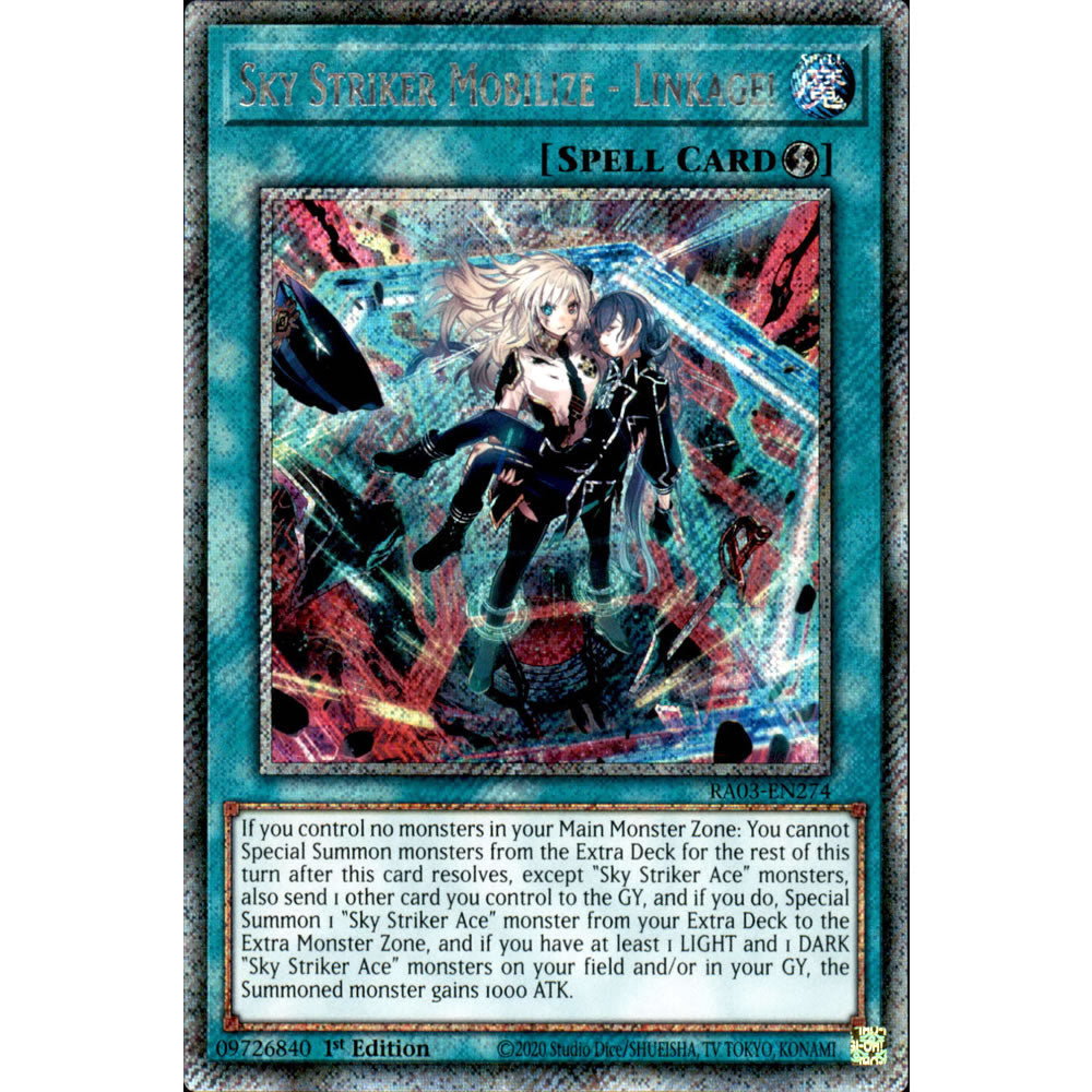 Sky Striker Mobilize - Linkage! RA03-EN274 Yu-Gi-Oh! Card from the Quarter Century Bonanza Set