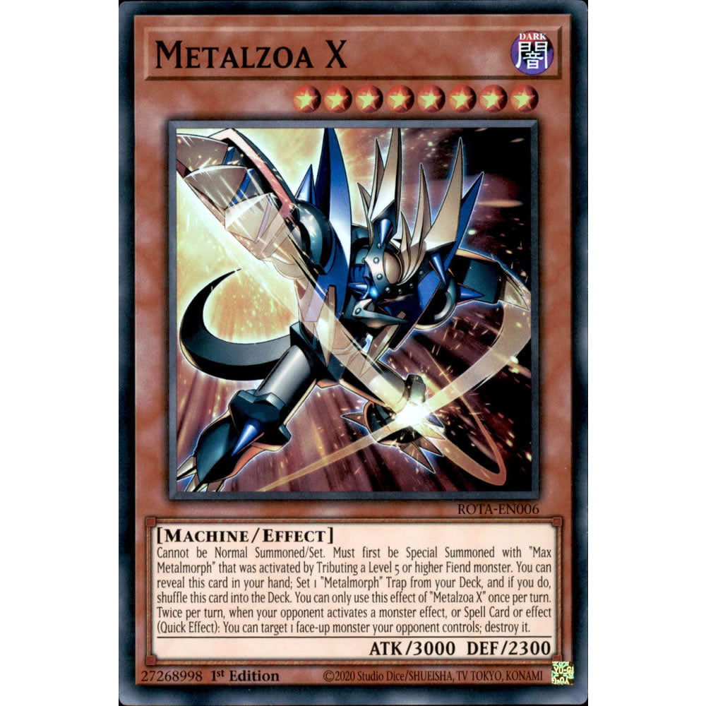 Metalzoa X ROTA-EN006 Yu-Gi-Oh! Card from the Rage of the Abyss Set