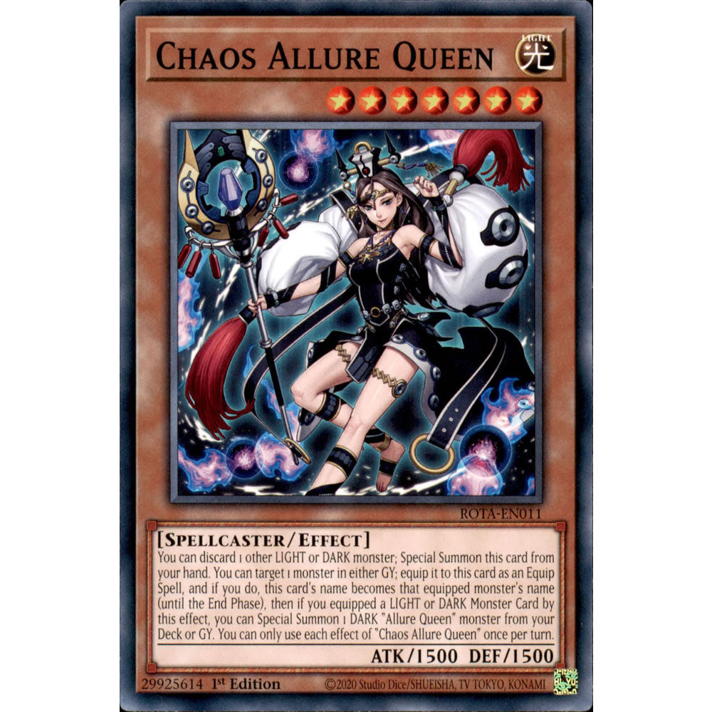 Chaos Allure Queen ROTA-EN011 Yu-Gi-Oh! Card from the Rage of the Abyss Set