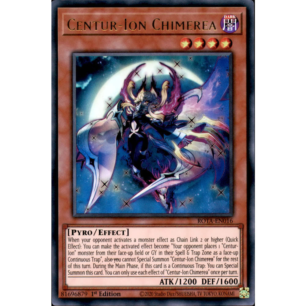 Centur-Ion Chimerea ROTA-EN016 Yu-Gi-Oh! Card from the Rage of the Abyss Set