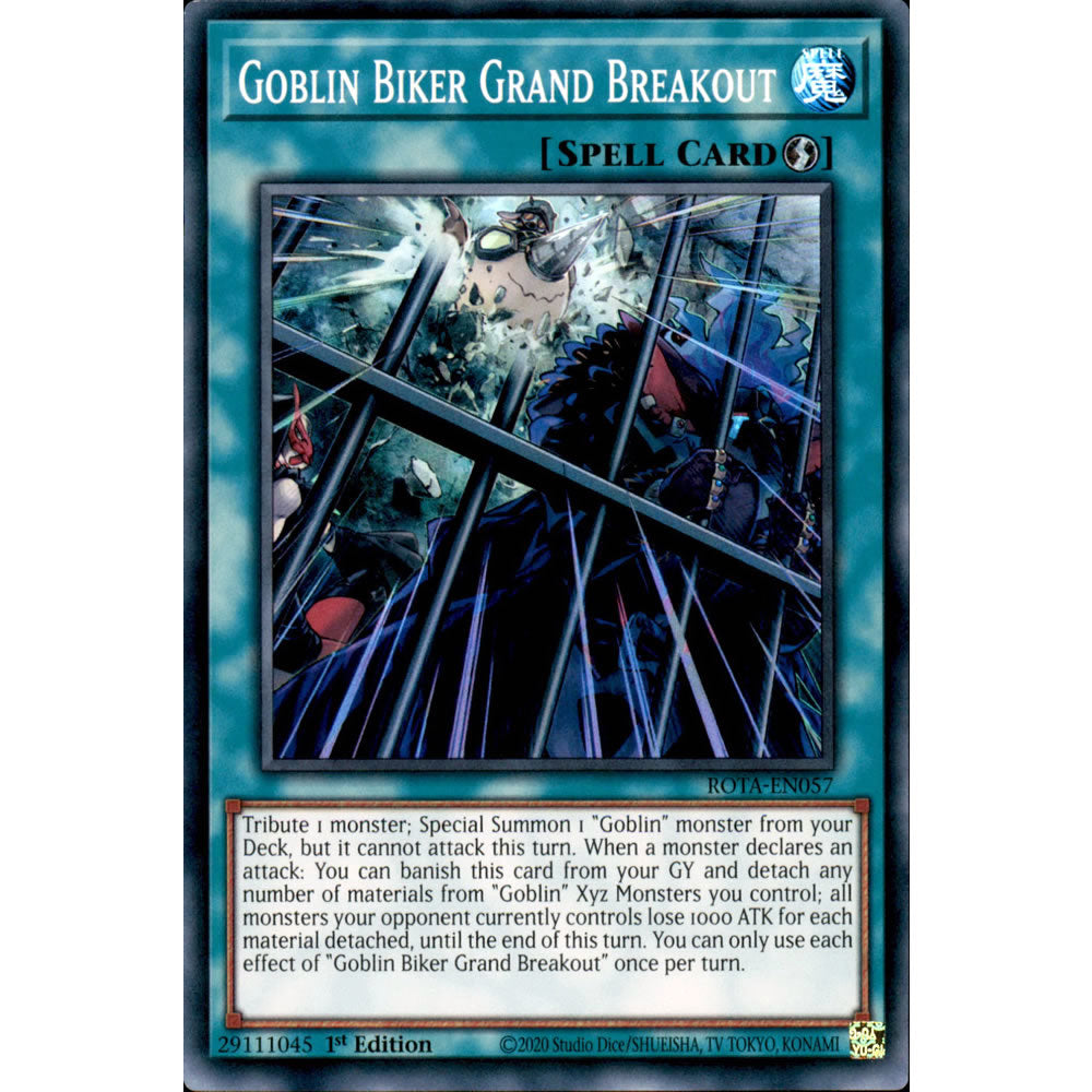 Goblin Biker Grand Breakout ROTA-EN057 Yu-Gi-Oh! Card from the Rage of the Abyss Set