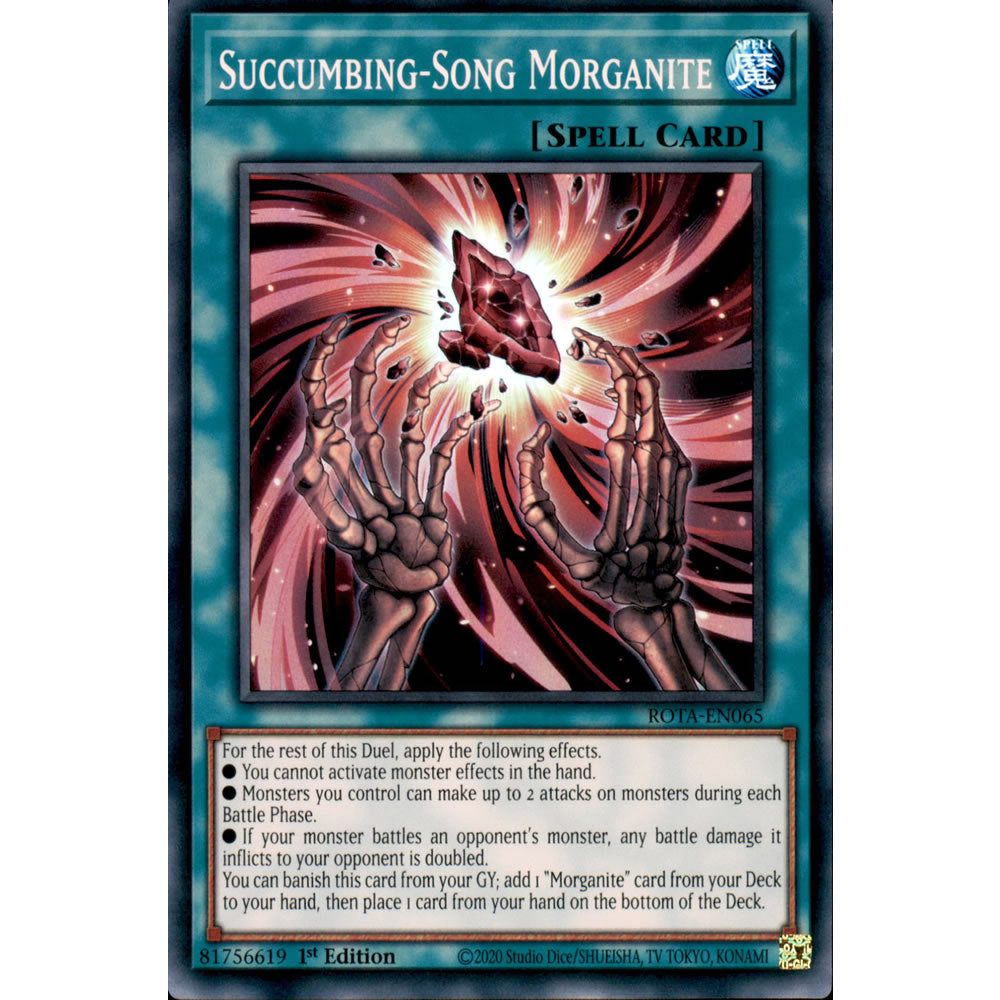 Succumbing-Song Morganite ROTA-EN065 Yu-Gi-Oh! Card from the Rage of the Abyss Set