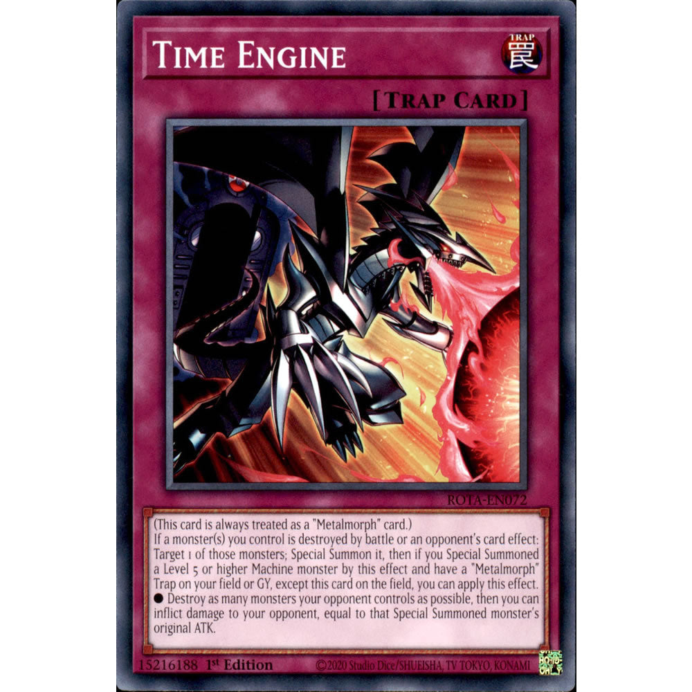 Time Engine ROTA-EN072 Yu-Gi-Oh! Card from the Rage of the Abyss Set