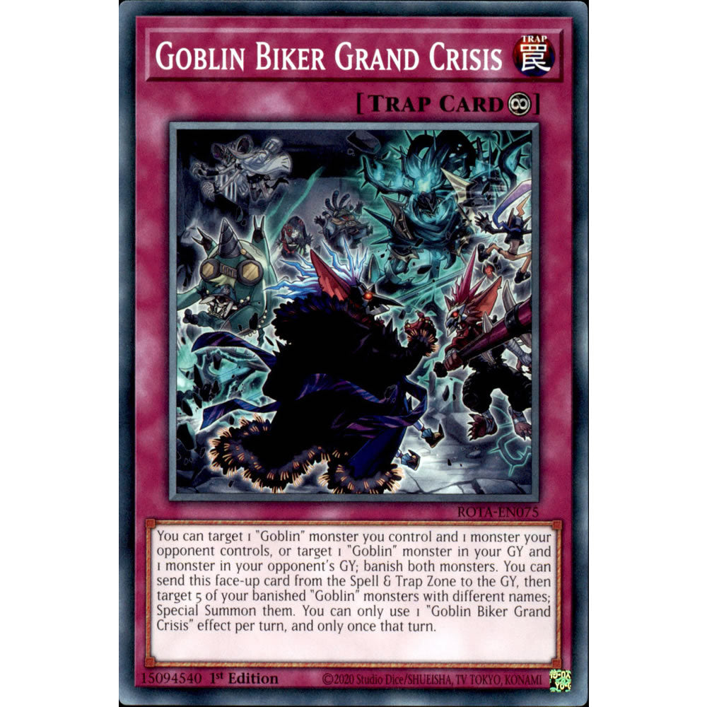 Goblin Biker Grand Crisis ROTA-EN075 Yu-Gi-Oh! Card from the Rage of the Abyss Set