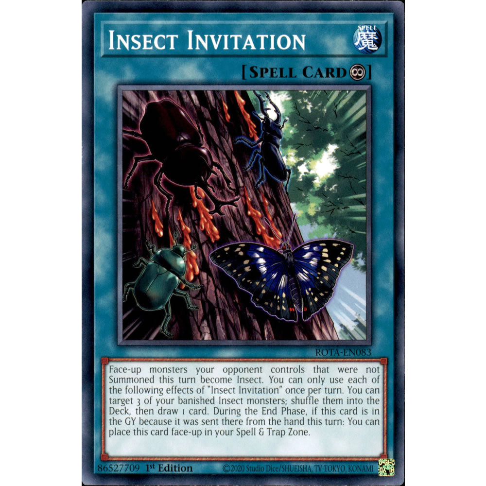 Insect Invitation ROTA-EN083 Yu-Gi-Oh! Card from the Rage of the Abyss Set