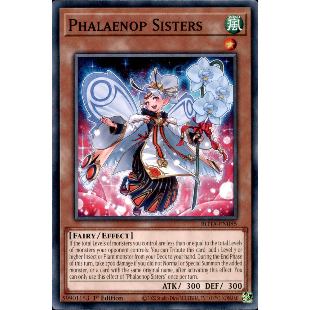 Phalaenop Sisters ROTA-EN085 Yu-Gi-Oh! Card from the Rage of the Abyss Set