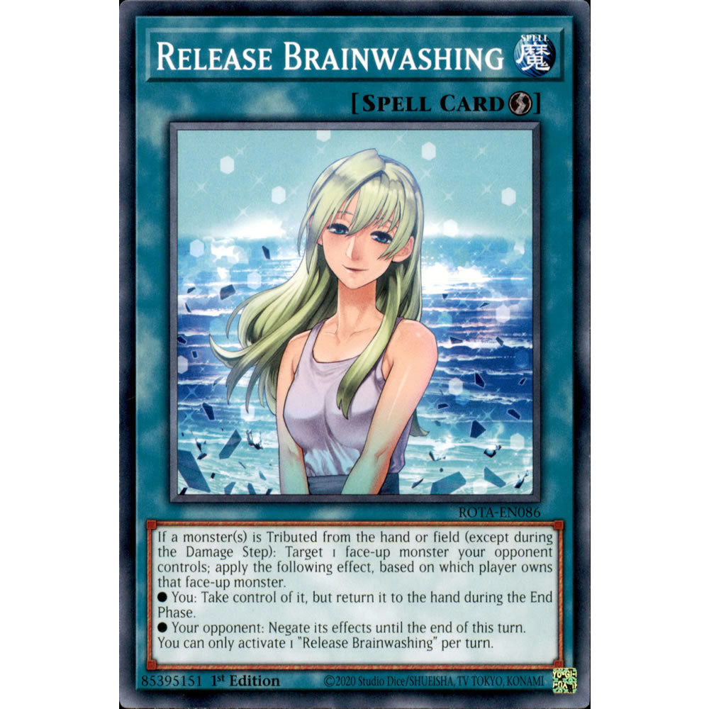 Release Brainwashing ROTA-EN086 Yu-Gi-Oh! Card from the Rage of the Abyss Set