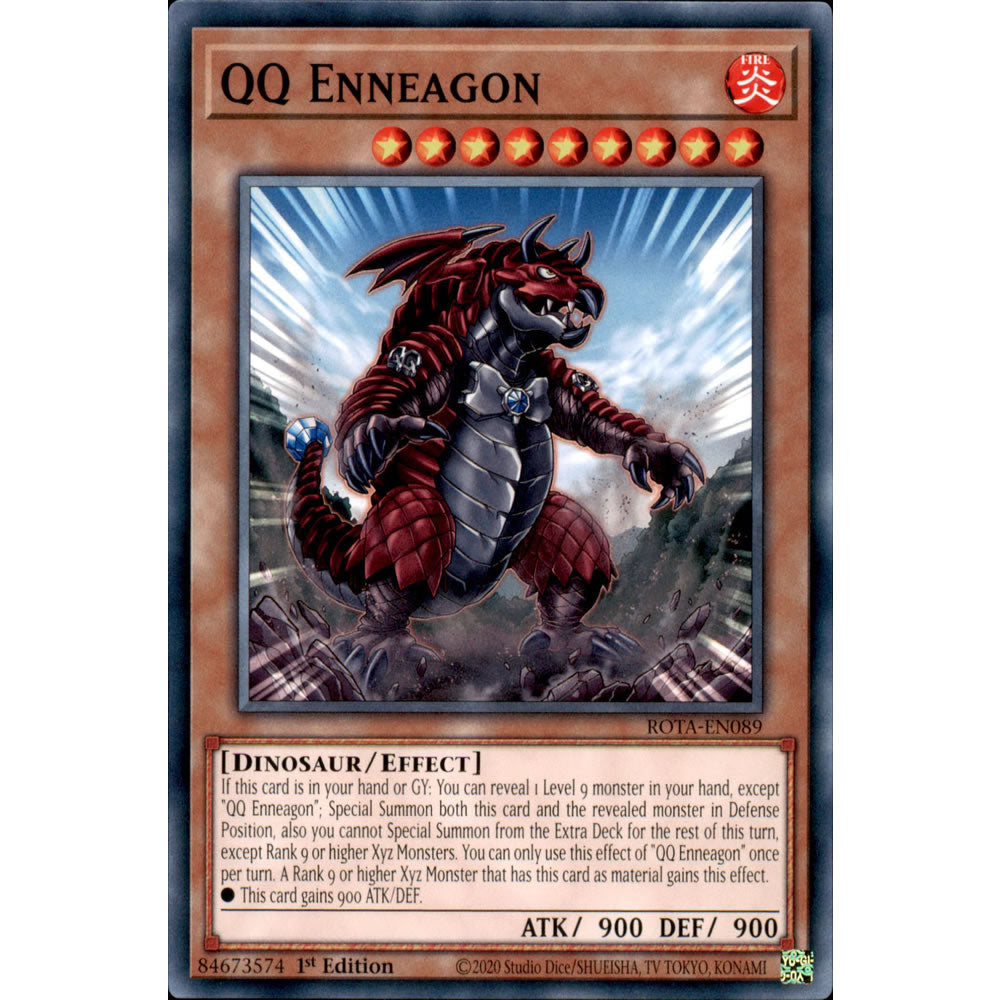 QQ Enneagon ROTA-EN089 Yu-Gi-Oh! Card from the Rage of the Abyss Set