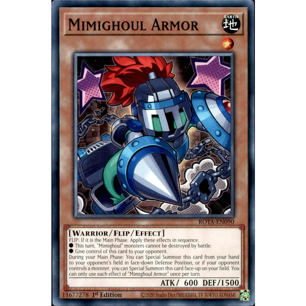 Mimighoul Armor ROTA-EN090 Yu-Gi-Oh! Card from the Rage of the Abyss Set