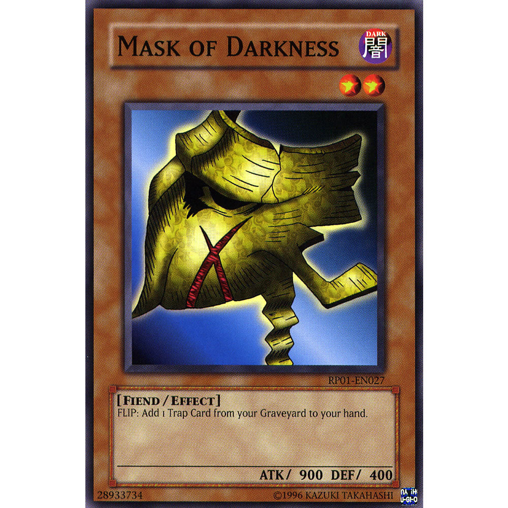 Mask of Darkness RP01-EN027 Yu-Gi-Oh! Card from the Retro Pack 1 Set