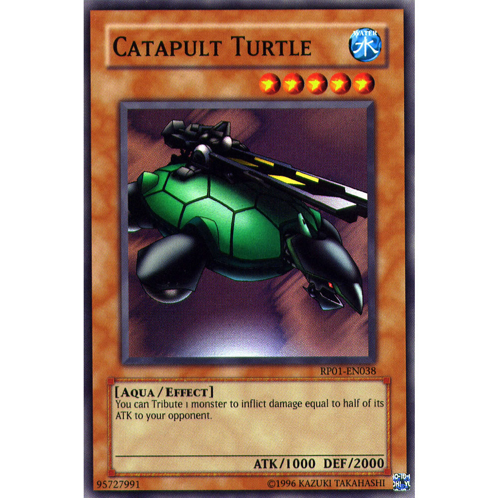 Catapult Turtle RP01-EN038 Yu-Gi-Oh! Card from the Retro Pack 1 Set