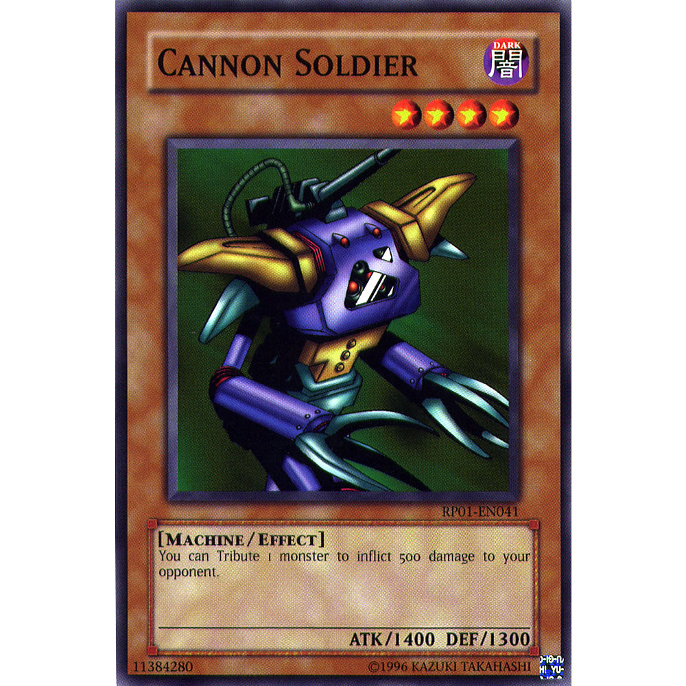 Cannon Soldier RP01-EN041 Yu-Gi-Oh! Card from the Retro Pack 1 Set