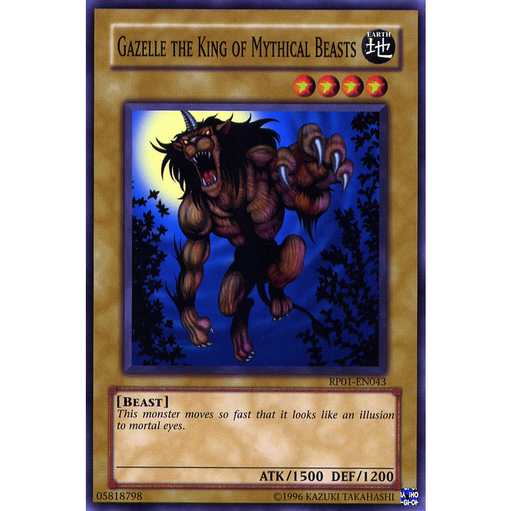 Gazelle the King of Mythical Beasts RP01-EN043 Yu-Gi-Oh! Card from the Retro Pack 1 Set