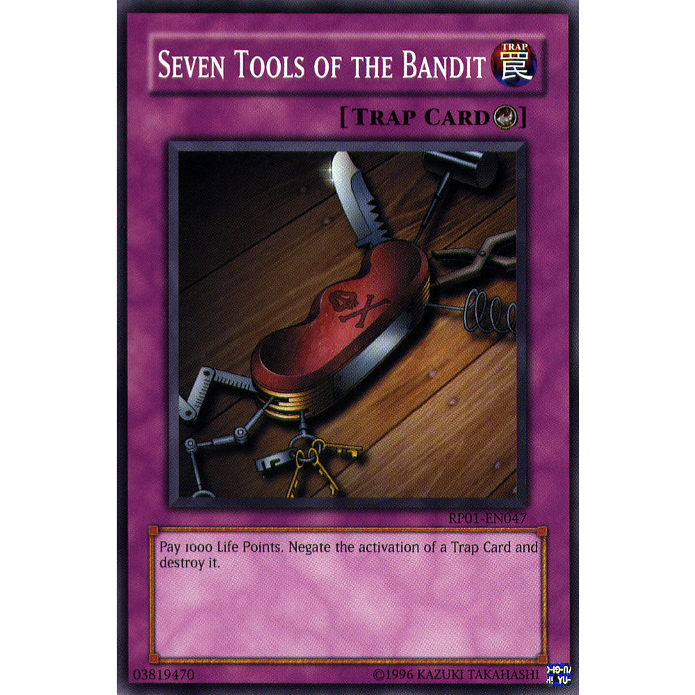 Seven Tools of the Bandit RP01-EN047 Yu-Gi-Oh! Card from the Retro Pack 1 Set