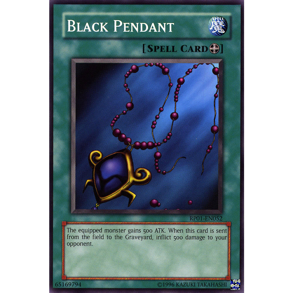 Black Pendant RP01-EN052 Yu-Gi-Oh! Card from the Retro Pack 1 Set