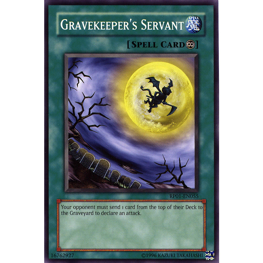 Gravekeeper's Servant RP01-EN055 Yu-Gi-Oh! Card from the Retro Pack 1 Set