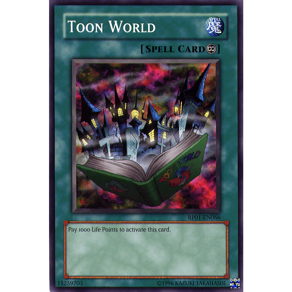 Toon World RP01-EN066 Yu-Gi-Oh! Card from the Retro Pack 1 Set