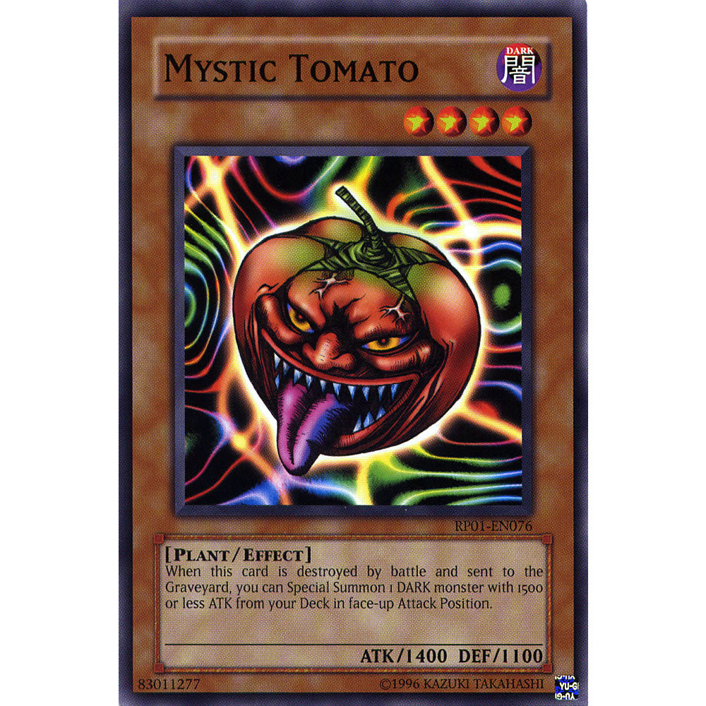 Mystic Tomato RP01-EN076 Yu-Gi-Oh! Card from the Retro Pack 1 Set