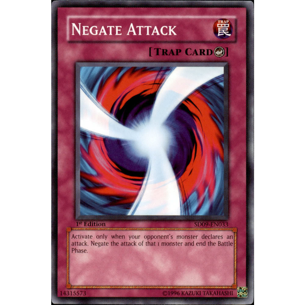 Negate Attack SD09-EN033 Yu-Gi-Oh! Card from the Dinosaur's Rage Set