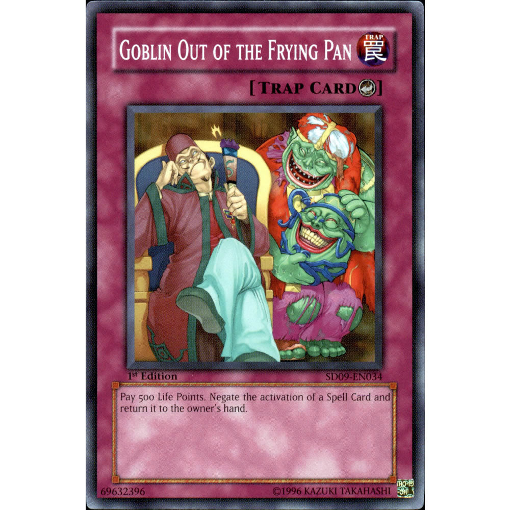 Goblin Out of the Frying Pan SD09-EN034 Yu-Gi-Oh! Card from the Dinosaur's Rage Set