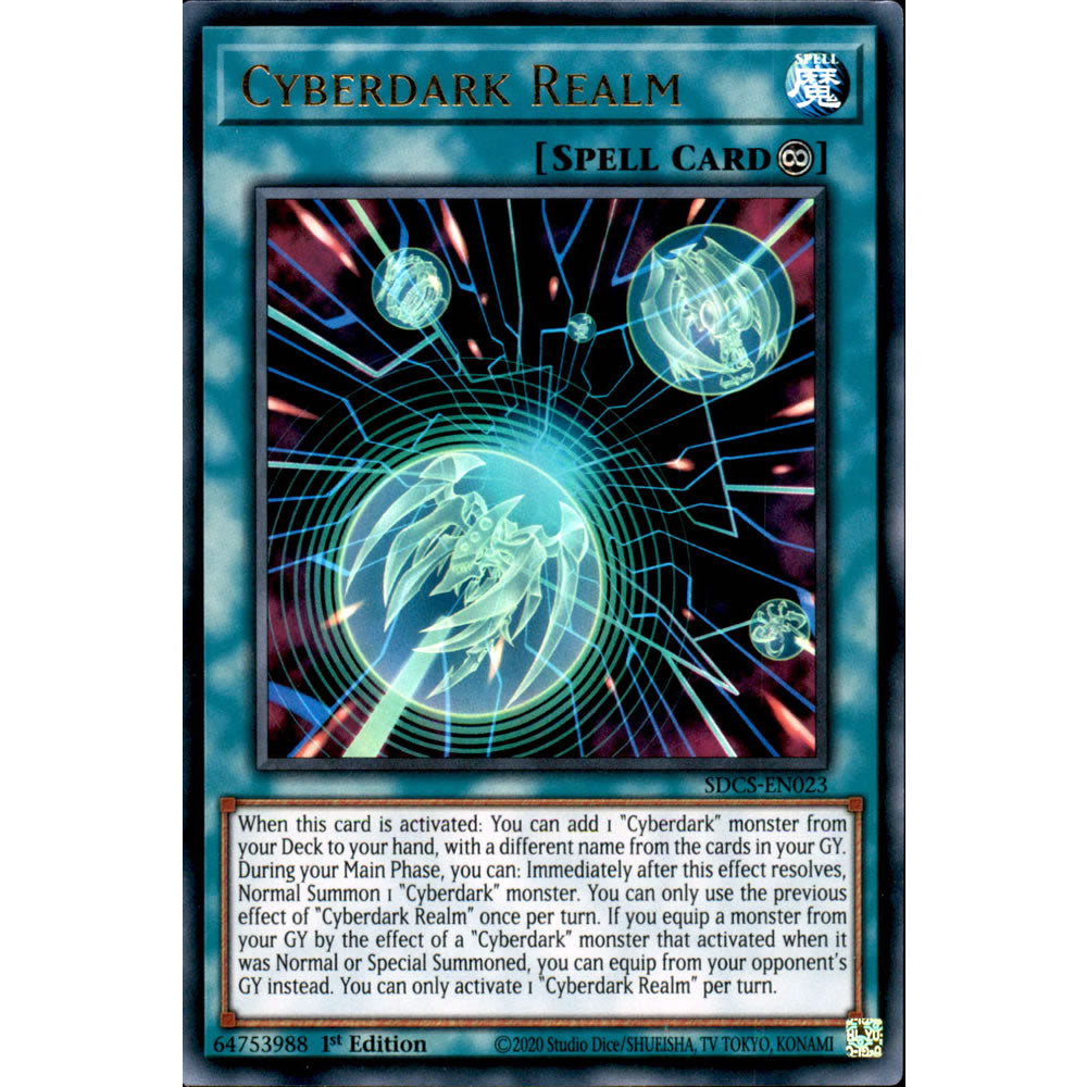 Cyberdark Realm SDCS-EN023 Yu-Gi-Oh! Card from the Cyber Strike Set