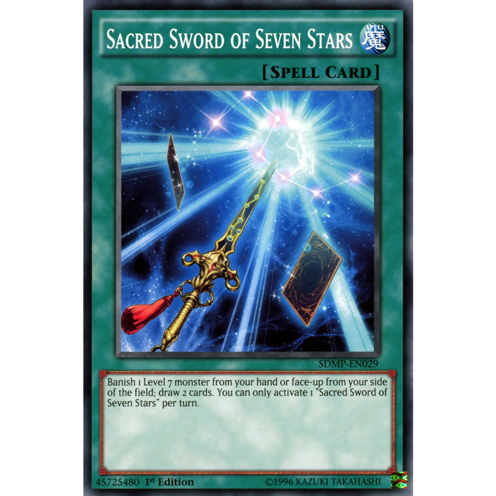 Sacred Sword of Seven Stars SDMP-EN029 Yu-Gi-Oh! Card from the Master of Pendulum Set