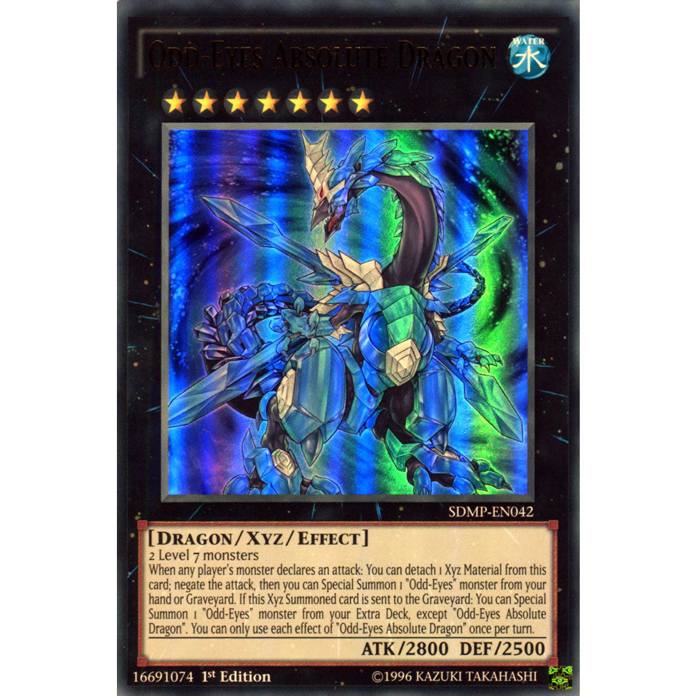 Odd-Eyes Absolute Dragon SDMP-EN042 Yu-Gi-Oh! Card from the Master of Pendulum Set