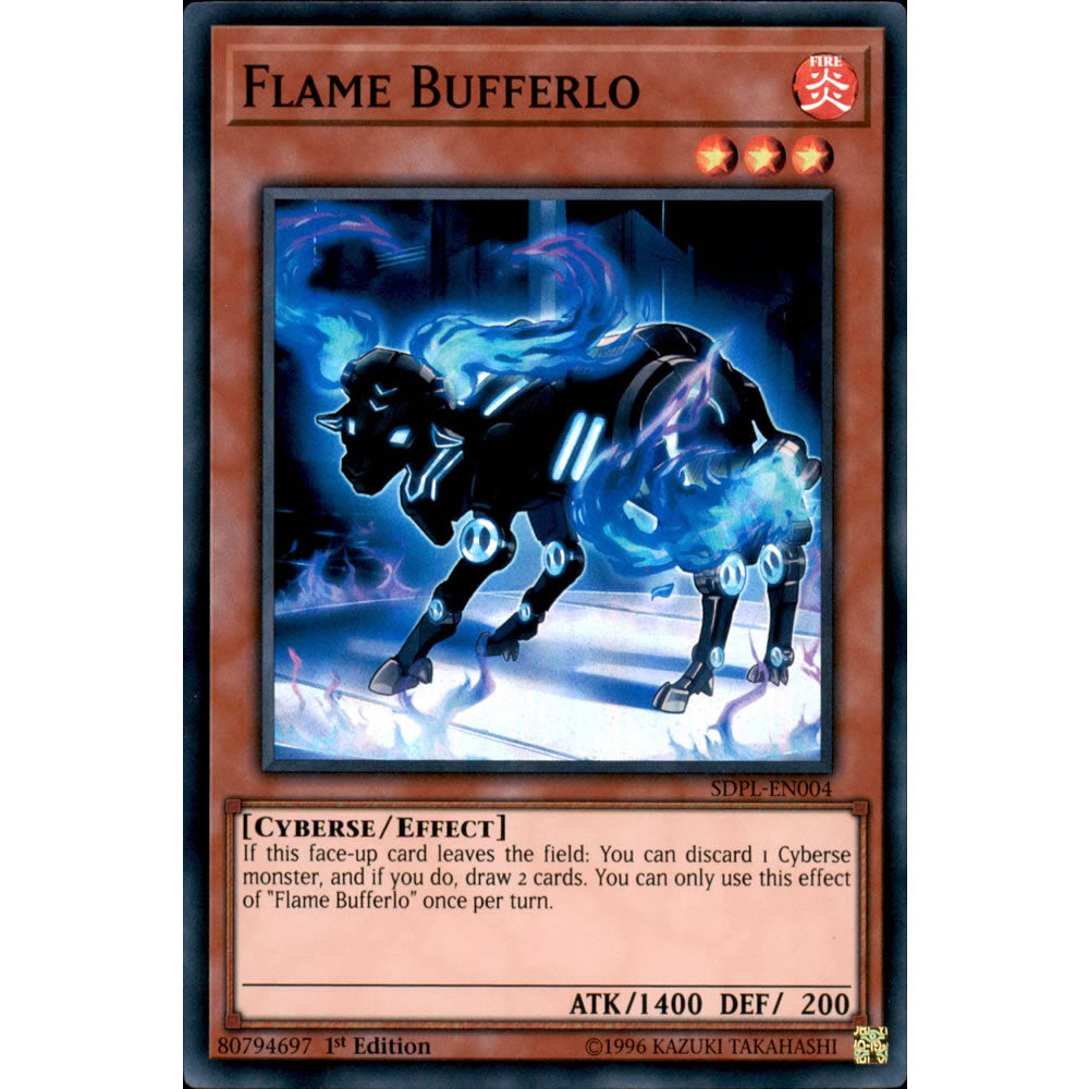 Flame Bufferlo SDPL-EN004 Yu-Gi-Oh! Card from the Powercode Link Set