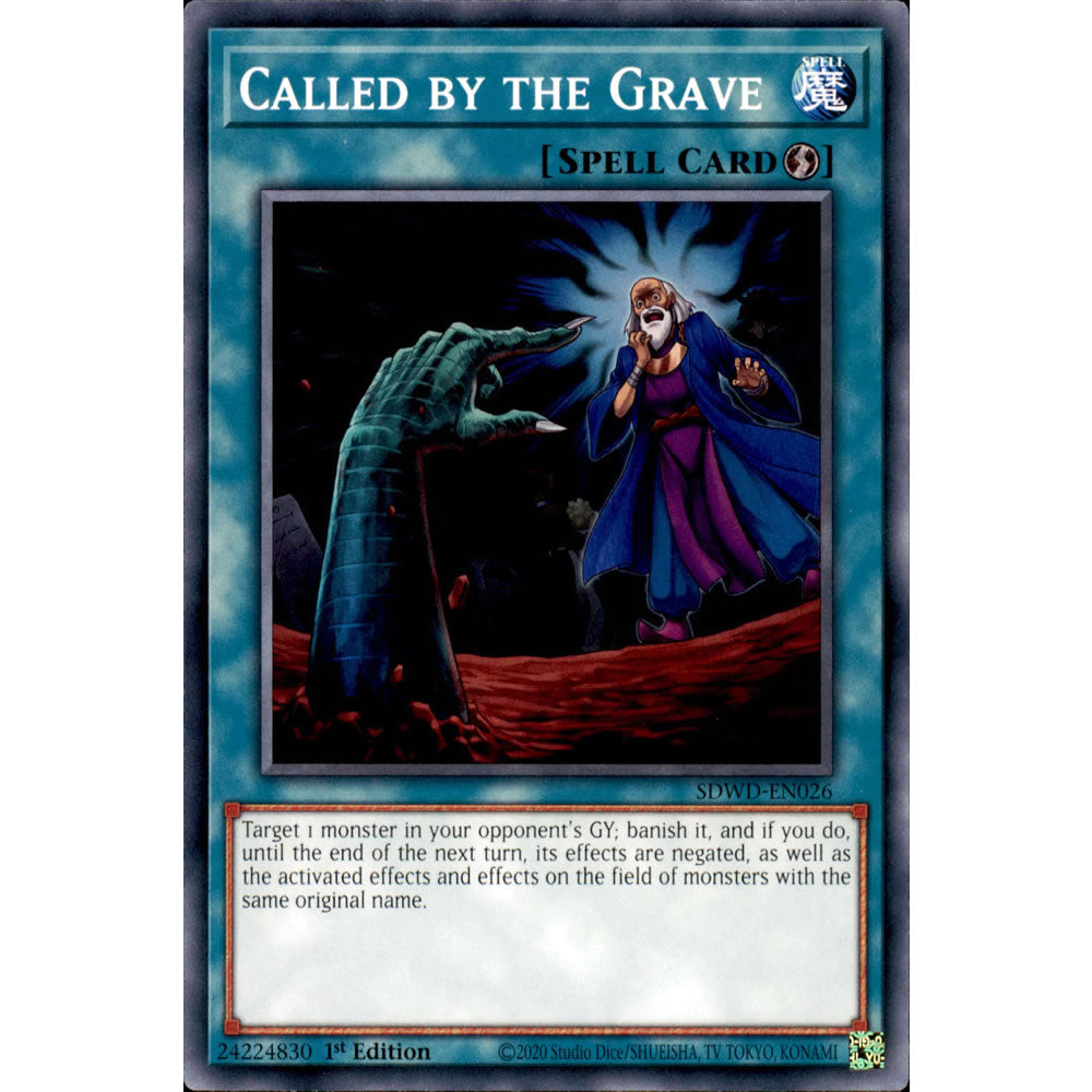 Called by the Grave SDWD-EN026 Yu-Gi-Oh! Card from the Blue-Eyes White Destiny Set