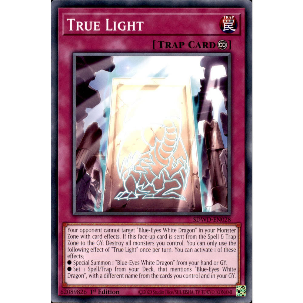 True Light SDWD-EN028 Yu-Gi-Oh! Card from the Blue-Eyes White Destiny Set