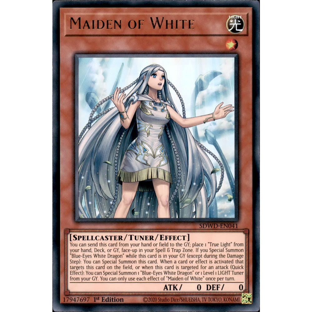 Maiden of White SDWD-EN041 Yu-Gi-Oh! Card from the Blue-Eyes White Destiny Set