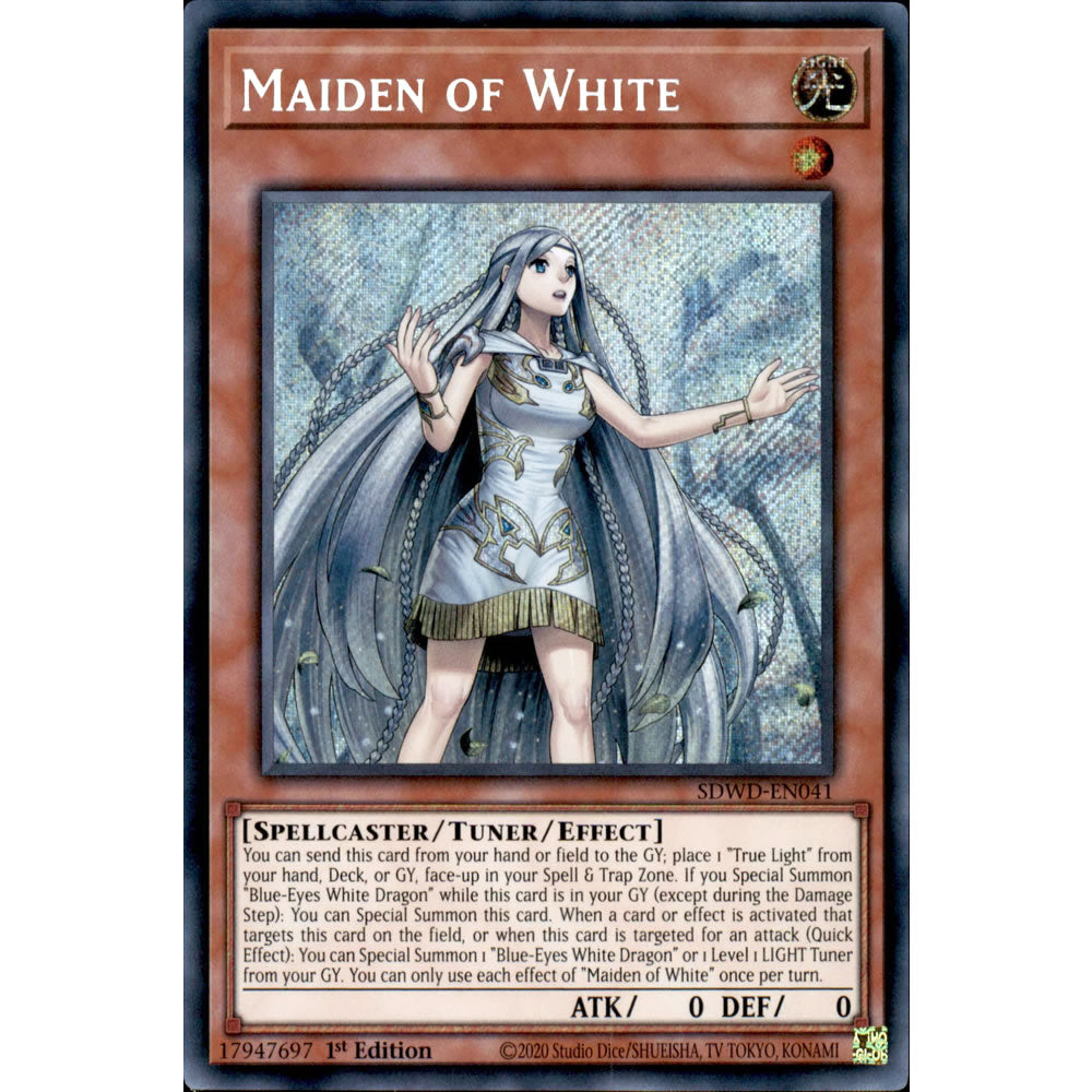 Maiden of White SDWD-EN041 Yu-Gi-Oh! Card from the Blue-Eyes White Destiny Set