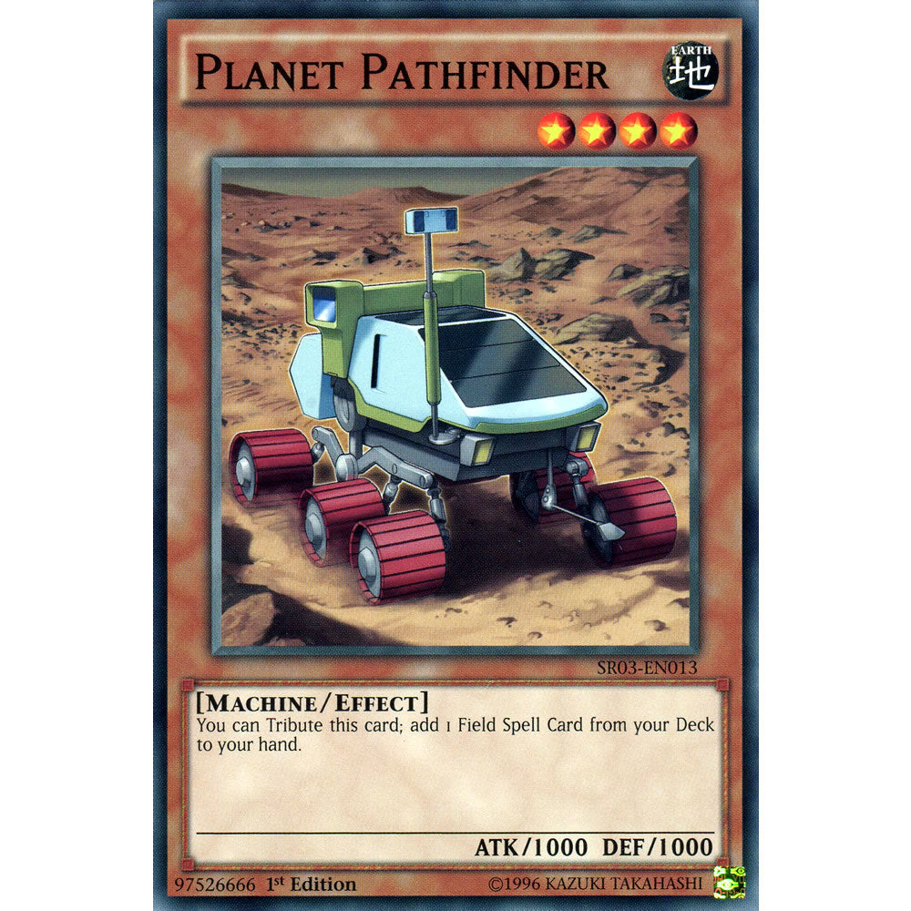 Planet Pathfinder SR03-EN013 Yu-Gi-Oh! Card from the Machine Reactor Set