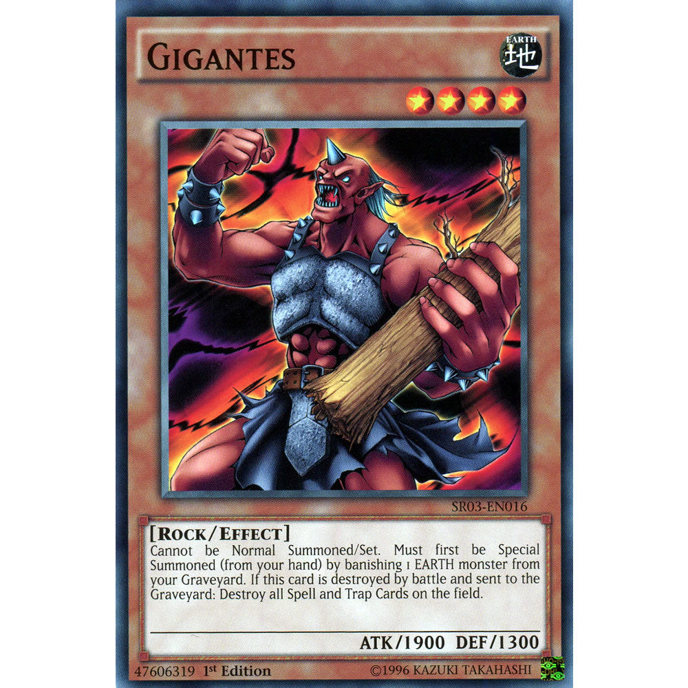 Gigantes SR03-EN016 Yu-Gi-Oh! Card from the Machine Reactor Set