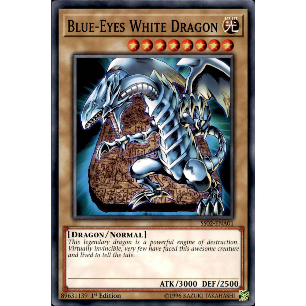 Blue-Eyes White Dragon SS02-ENA01 Yu-Gi-Oh! Card from the Speed Duel: Duelists of Tomorrow Set