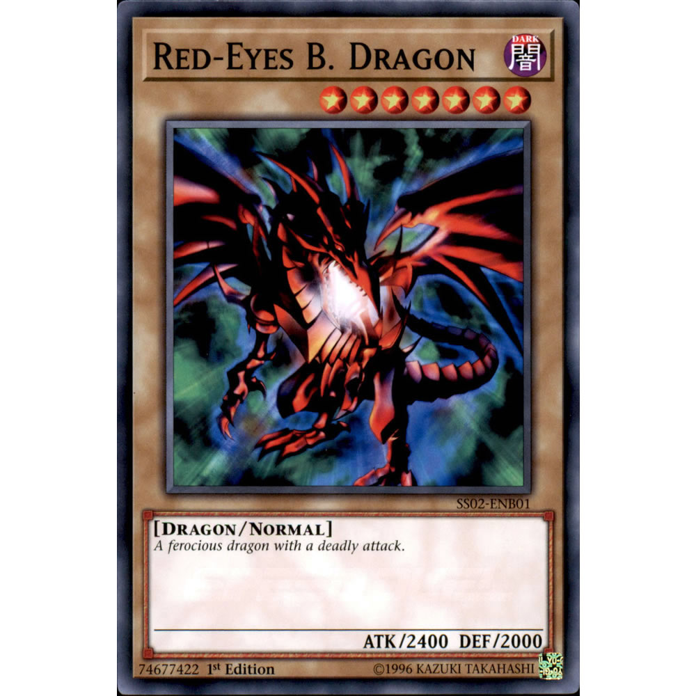 Red-Eyes B. Dragon SS02-ENB01 Yu-Gi-Oh! Card from the Speed Duel: Duelists of Tomorrow Set