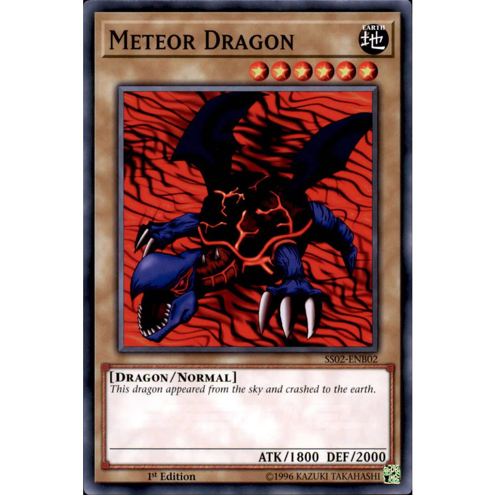 Meteor Dragon SS02-ENB02 Yu-Gi-Oh! Card from the Speed Duel: Duelists of Tomorrow Set