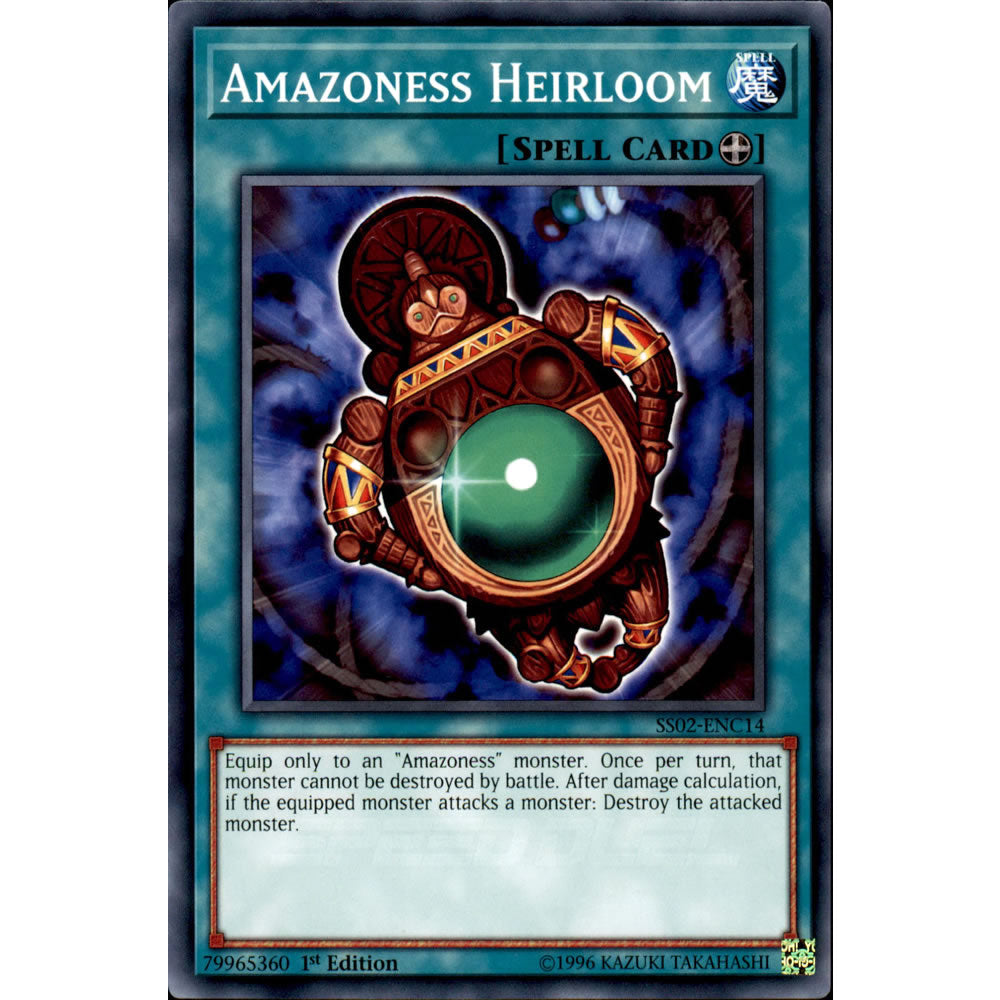 Amazoness Heirloom SS02-ENC14 Yu-Gi-Oh! Card from the Speed Duel: Duelists of Tomorrow Set